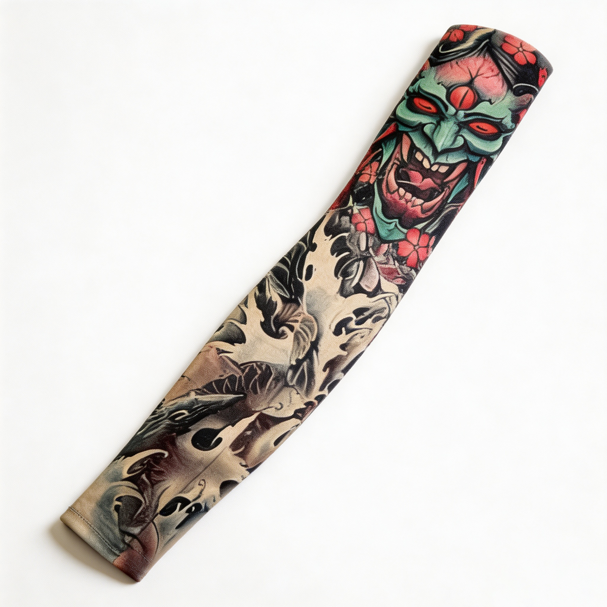 8 PCS Tattoo Sleeves Unisex Summer Cycling Sun Protection Arm Covers Beach Driving Fishing Breathable Nightclub Elastic Sleeves