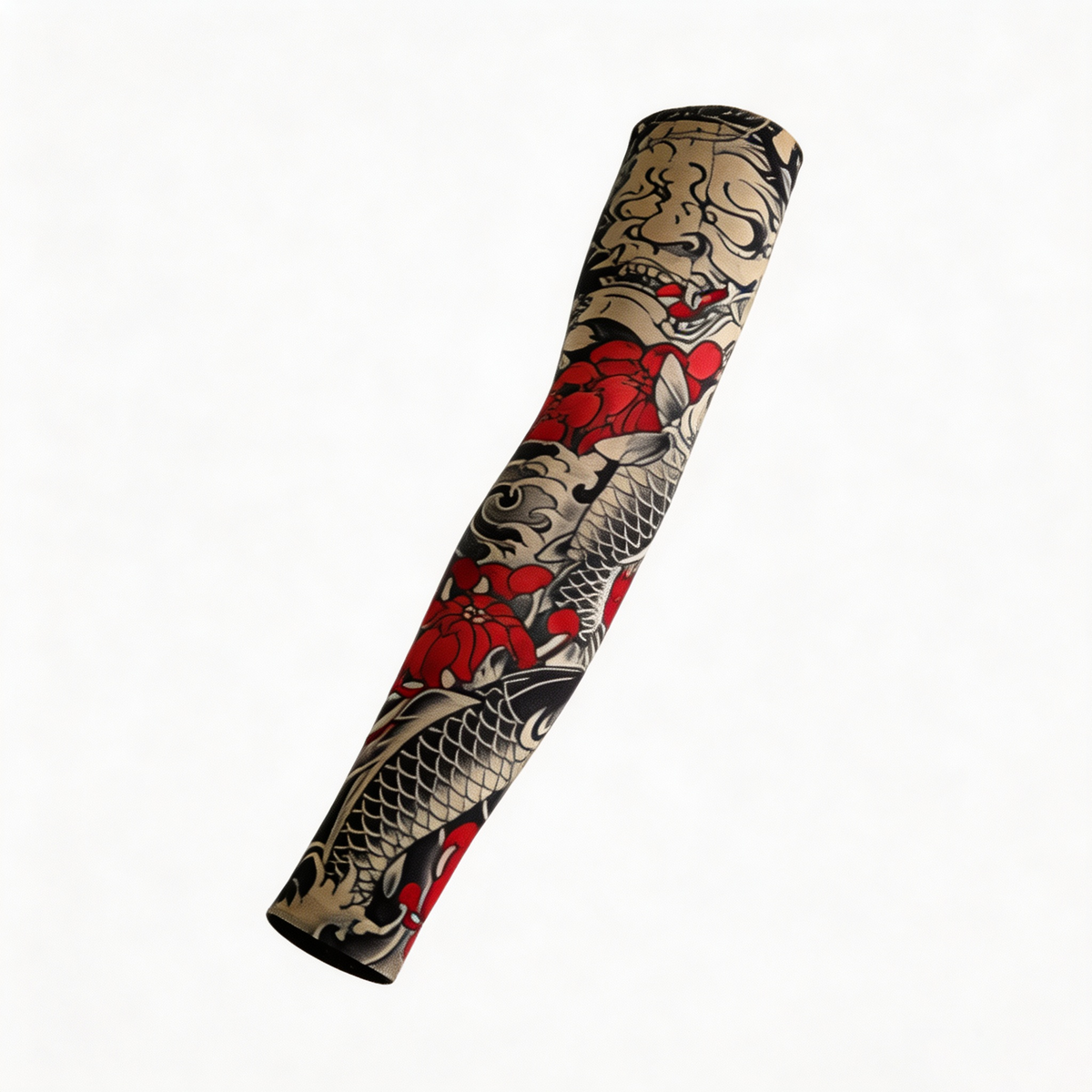 8 PCS Tattoo Sleeves Unisex Summer Cycling Sun Protection Arm Covers Beach Driving Fishing Breathable Nightclub Elastic Sleeves