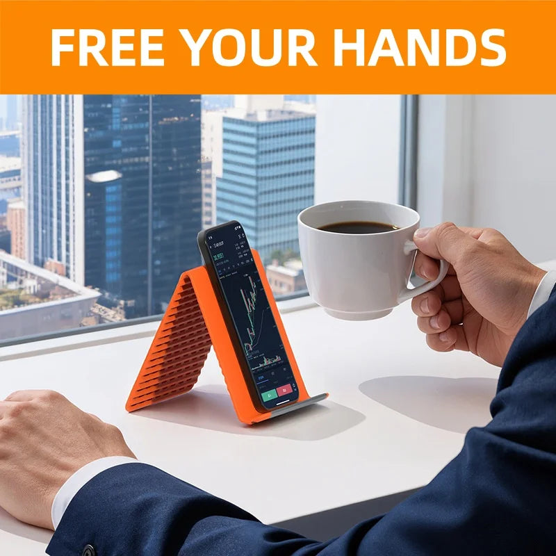 Foldable Silicone Phone Holder, Portable and Can Be Freely Bent Into Any Shape, Suitable for Multi Angle Adjustable Phone Holder
