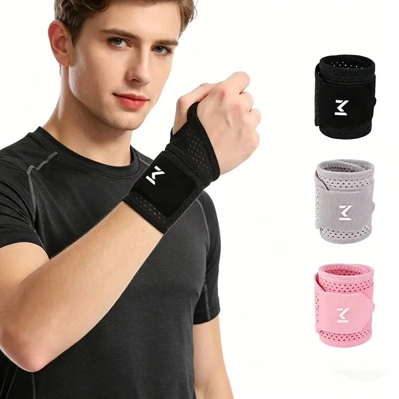 1Pc Gloves Breathable Mesh Wrist Support Wrap-Around Compression for Joint Pain & Sprain Protection Chronic Overuse Protection